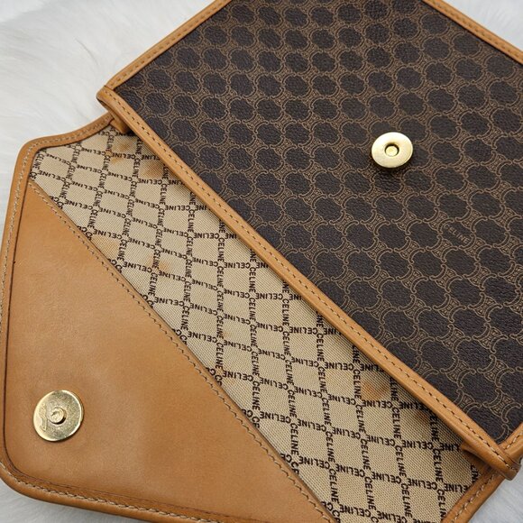 Céline  Macadam Triompe Leather Pochette - Picture 13 of 17